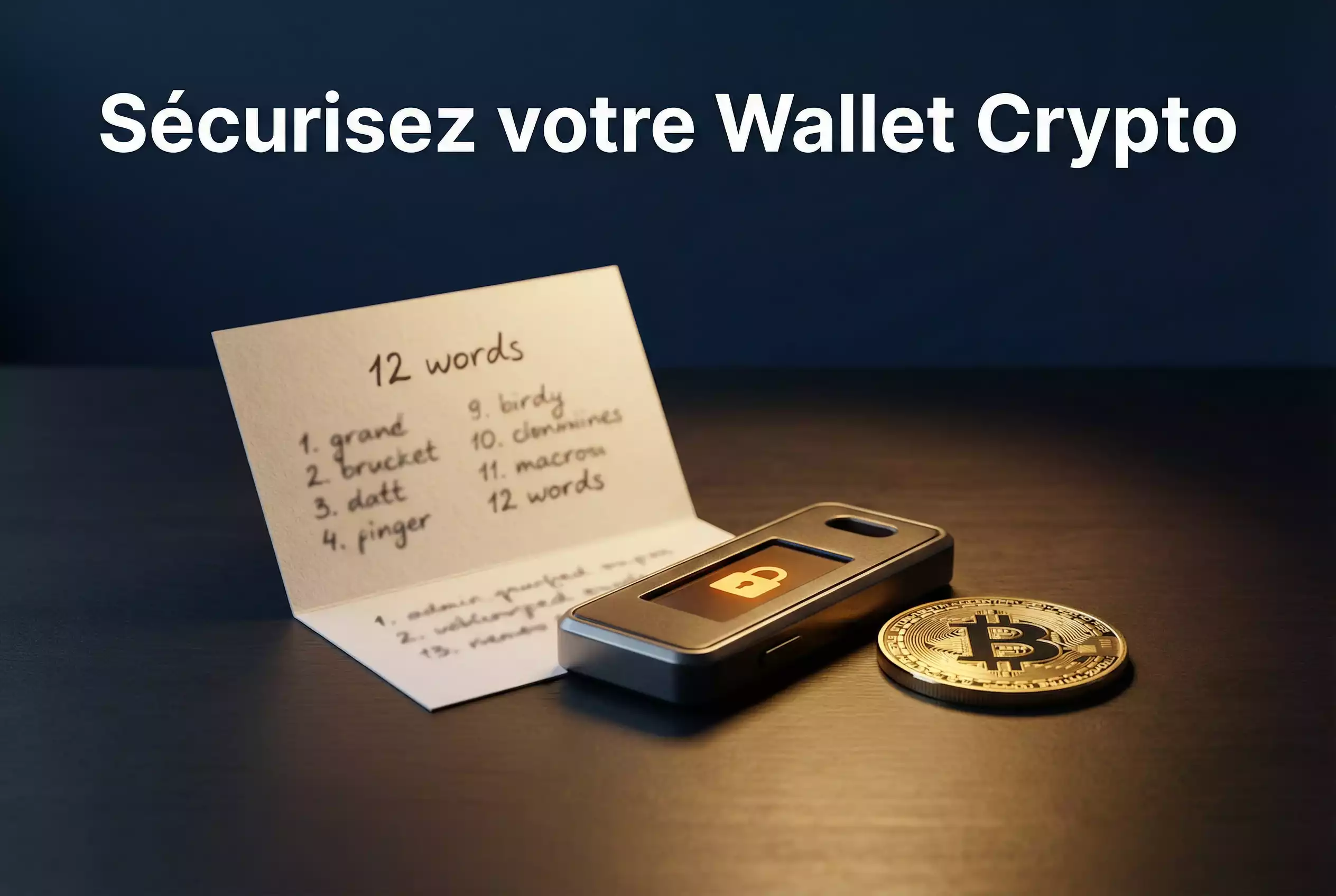 Portefeuille matériel hardware wallet pour sécuriser ses cryptos avant de parier